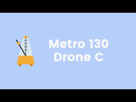 Metronome 130 BPM Drone C