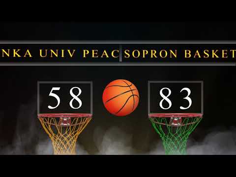 NKA Universitas PEAC - Sopron Basket mérkőzés összefoglalója