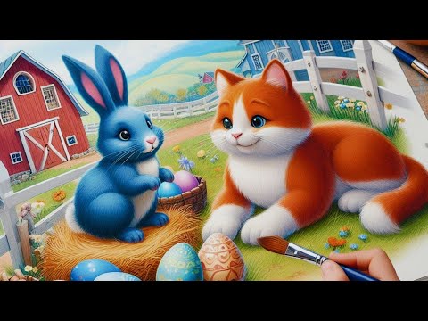 La blague du lapin bleu et du chat rouge