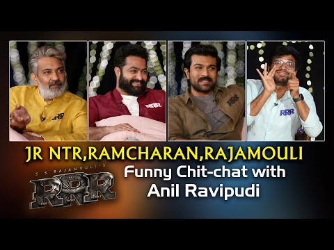 RRR Team Funny Interview with Anil Ravipudi | Jr Ntr | Ramcharan | Rajamouli | GS Media