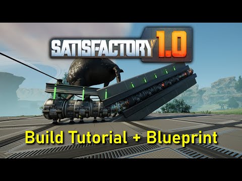 Hypertube Railcannon - Satisfactory Tutorial + Blueprint