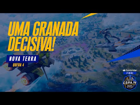 FINAL C.O.P.A FF 2023 QUEDA 04 - GRANADA DECISIVA! | FREE FIRE ESPORTS BRASIL
