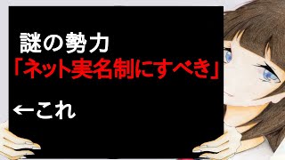 謎の勢力「ネット実名制にすべき」←これ