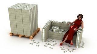 US Debt - Visualized in physical $100 bills