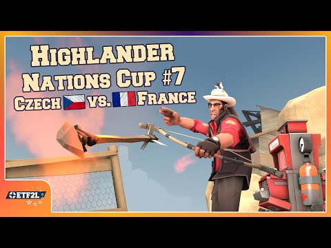 Czech Republic vs. France - ETF2L Highlander Nations Cup #7 Playoffs RO16 [TF2 esport]