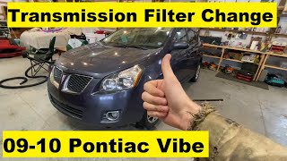 Automatic Transmission Filter Change Pontiac Vibe 09 10 2009 2010 Toyota Matrix