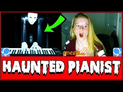 SPOOKY Ghost Plays Piano On Omegle Prank!! (Reactions)