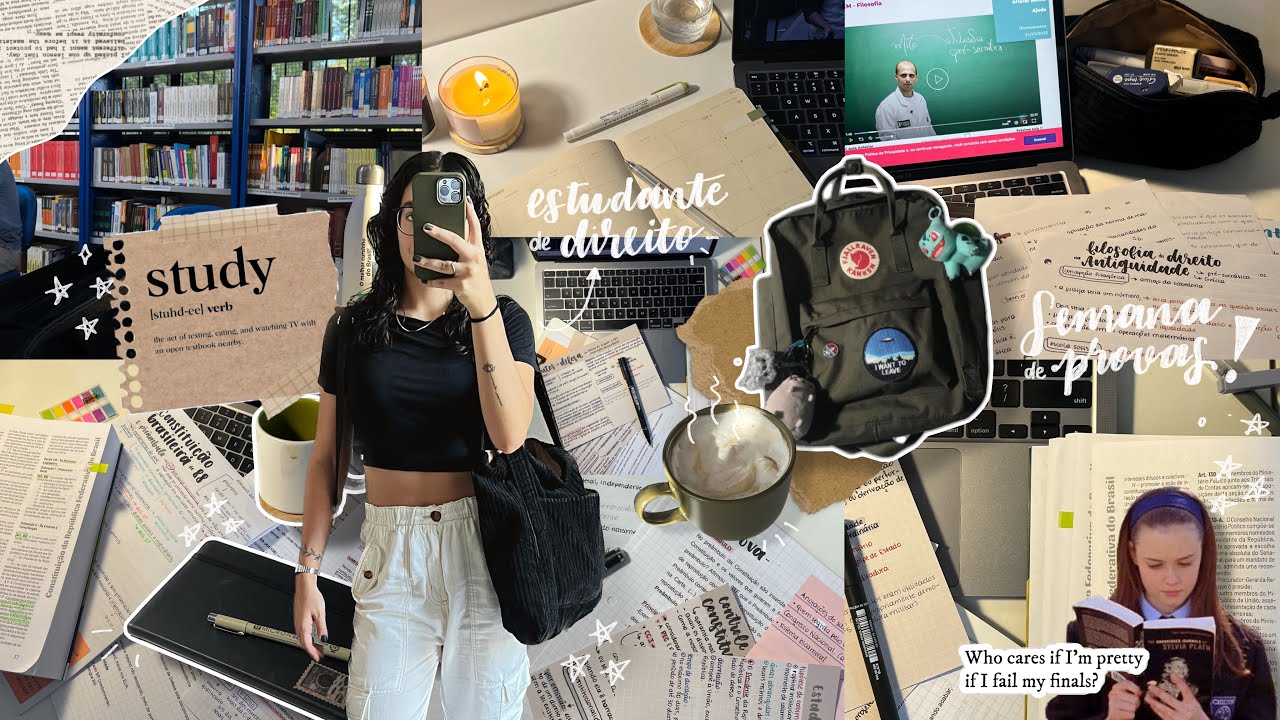 STUDY VLOG | semana de provas, método de estudos na faculdade, estude comigo!📚