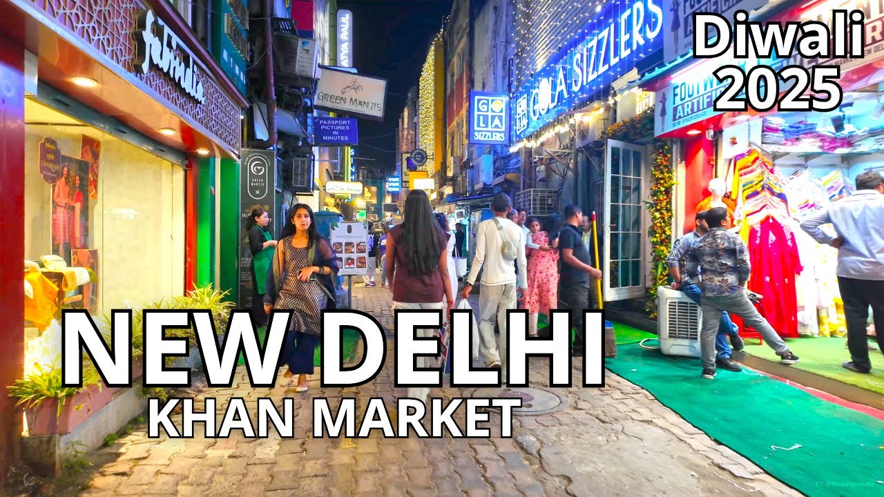 Immersive street-level walking tour through Delhi (Market 17), India, showcasing authentic urban landscapes, local architecture, and the vibrant atmosphere of the city's neighborhoods
