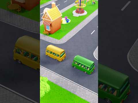 Ten Little Buses | Nursery Rhymes & Kids Songs | KidZone Kingdom #nurseryrhymes #childrensongs