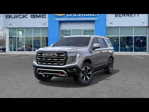 2026 GMC Yukon 4WD 4dr AT4 in Silver for sale at Bennett Chevrolet Cadillac Buick GMC Ltd. in Cambridge, ON