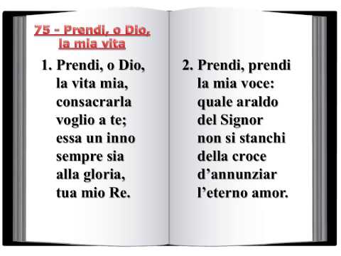 75 Prendi, o Dio, la vita mia - Innario Chiesa Cristiana Avventista del Settimo Giorno 2014