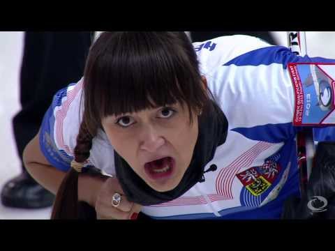 CURLING: CZE-JPN Olympic Qual 2013 Women Draw 6 HIGHLIGHTS