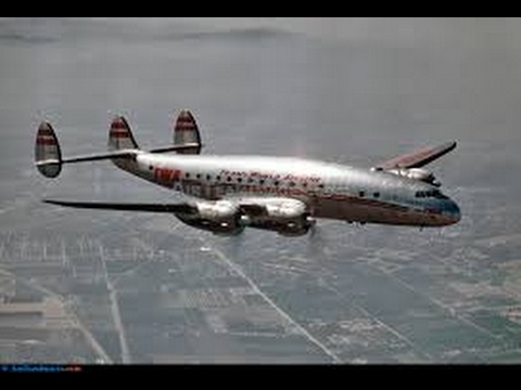 Fly with TWA  Lockheed Constellation New York-Paris-New York