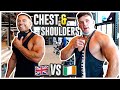 An Englishman & An Irishman Walk Into A Gym... | Full Chest & Shoulder Workout