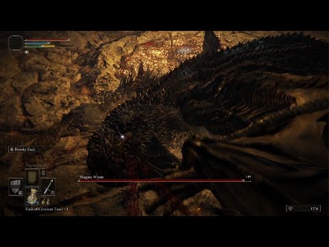ELDEN RING Gael Tunnel Magma Wyrm low level kill