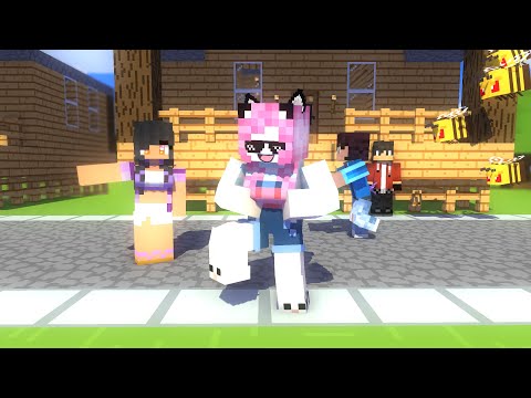 ADAMBARAI SUPER IDOL FIRST MEET COOL MEU SAN, APHMAU, PIERCE - MINECRAFT ANIMATION #shorts