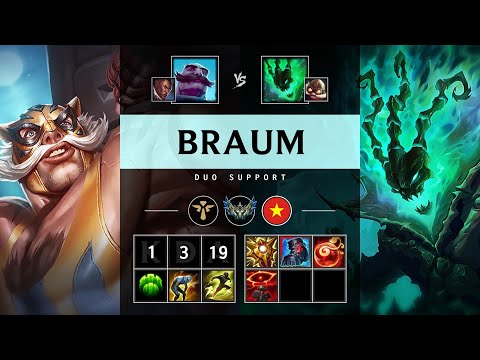 Braum Support vs Thresh - VN Challenger Patch 25.10