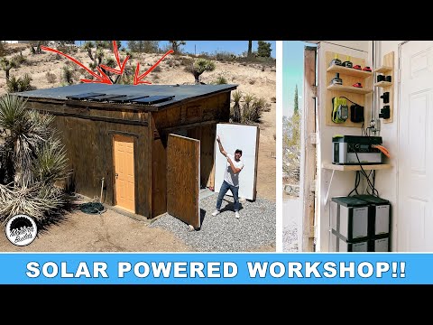 DIY SOLAR POWERED WORKSHOP | MODERN BUILDS x GOAL ZERO