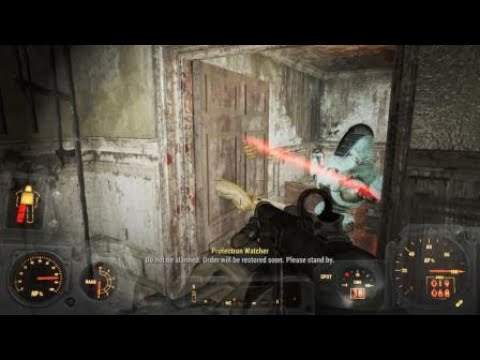 Fallout 4 Super Mutant vs Protectron:Beatdown