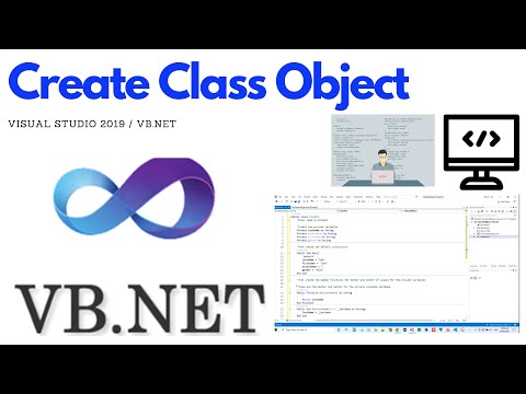Create Class Object - VB.NET Forms #ezettutorial #vbnet