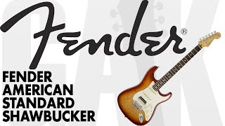 Video thumbnail for Fender American Standard Stratocaster HSS Shawbucker Fender American Standard Demo Rview by GAK