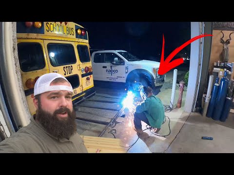 Building a Deck on the Duck Bus Conversion! Converting a Short Bus into an EPIC Duck Camp On wheels!