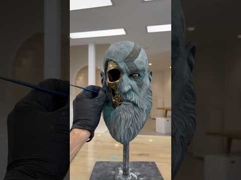 Painting the Kratos - Rune stone #godofwar #kratos #painting