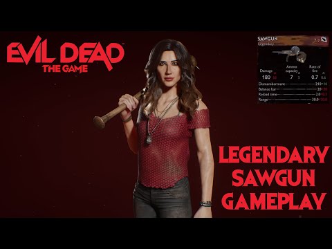 Evil Dead: The Game # 18 Legendary Sawgun Isnt Bad On Kelly