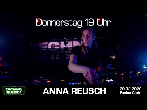 Anna Reusch Re Live // Techno Rulez // Fusion Münster