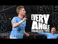 Man City Every Angle | Kevin De Bruyne stunner vs Arsenal