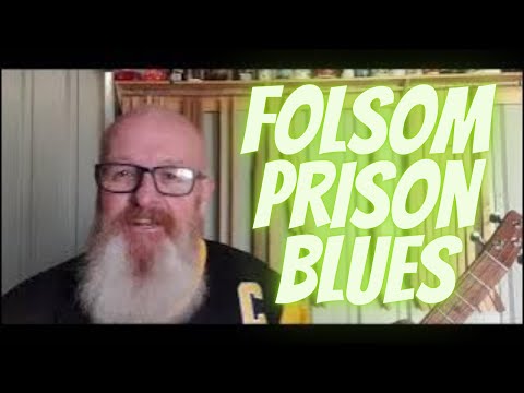How to play Folsom Prison Blues on three string box guitar