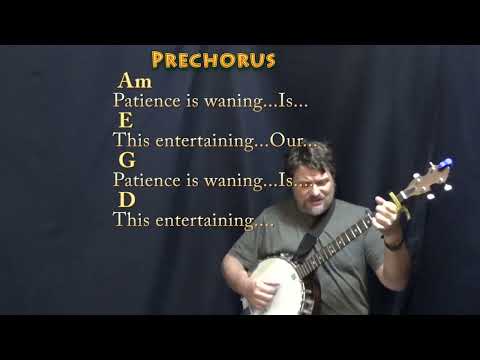 Bones (Imagine Dragons) Banjo Cover Lesson with Chords/Lyrics - Capo 1st Fret