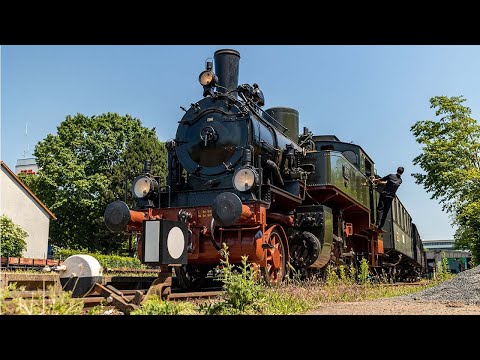 Die T9 3 im Rangiereinsatz im Minden Oberstadt I Museums-Eisenbahn Minden