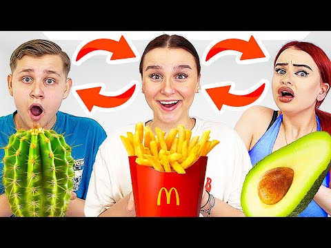 24 Stunden ESSEN TAUSCHEN 😂🔁 (Egg weint) - Celina