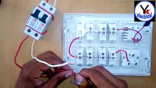 House Wiring in Board at home  YK Electrical