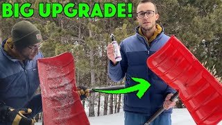 Snow Shovel + Ceramic Spray = WIN