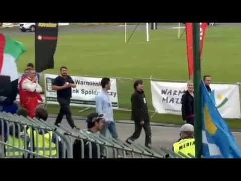 17 Rajd Warmiński 2014 - Marcin Derewońko & Wiesław Grabarczyk FSO POLONEZ 2000 Rally OBRSO