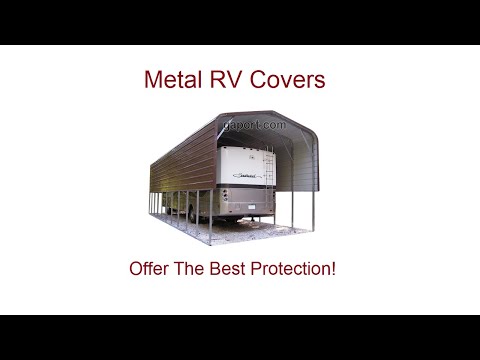 Metal RV Covers, Motorhome Covers, Trailer Covers for Sale in CA, OR