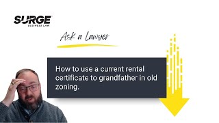 Download lagu How to use a current rental certificate to grandfather in use old zoning - Surge Business Law mp3