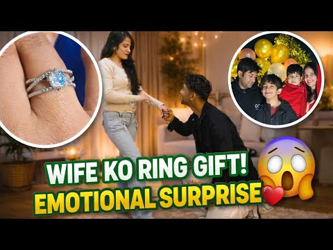 Gifted a ring to my wife… see her reaction 😳💖|| Daksh0008