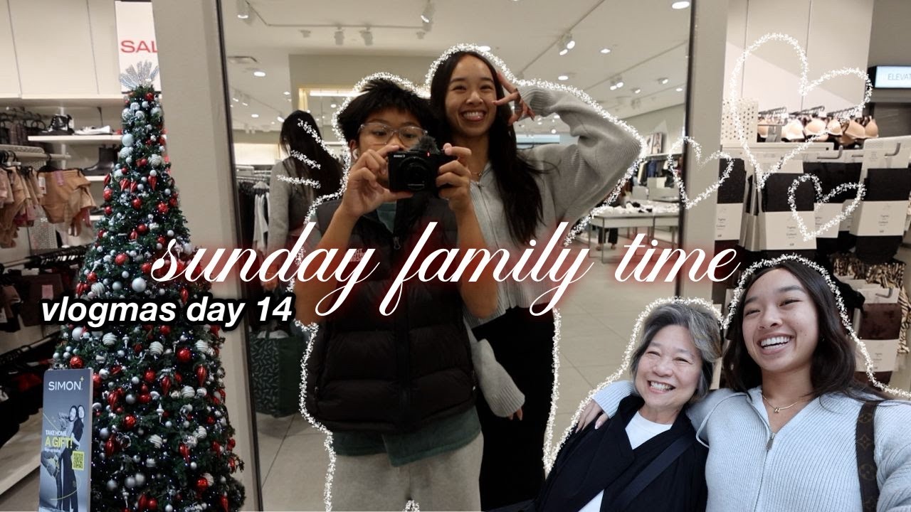 sunday family time ❤︎ Vlogmas Day 14!