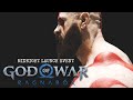 God of War Ragnarok release event - Kratos visits game digital Westfield for the midnight launch