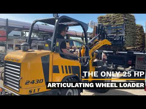 4,000+ LBS TIPPING LOAD ON A 25 HP WHEEL LOADER?? | SCHÄFFER 2430 SLT