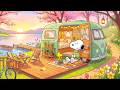 Cozy Lakeside Camper Van with Snoopy 🌅🚐 Peaceful Spring Jazz for Sunset Relaxation 🌸 Study & Focus DEFAULT Thumbnail