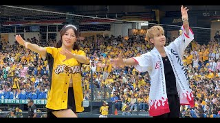 #夏蕾#畇二#小安#峮峮#Julia#白白#鼓鼓#岳東華#PassionSisters#台湾チアリーディングチーム#中華職棒#CPBL#洲際棒球場#20240817火影主題日