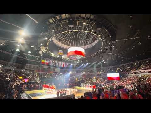 #hymnpolski a cappella w Spodku | EuroBasket Polska – Kibice śpiewają Mazurka Dąbrowskiego 
