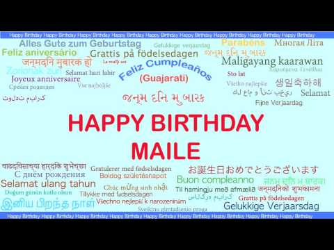 Maile   Languages Idiomas - Happy Birthday