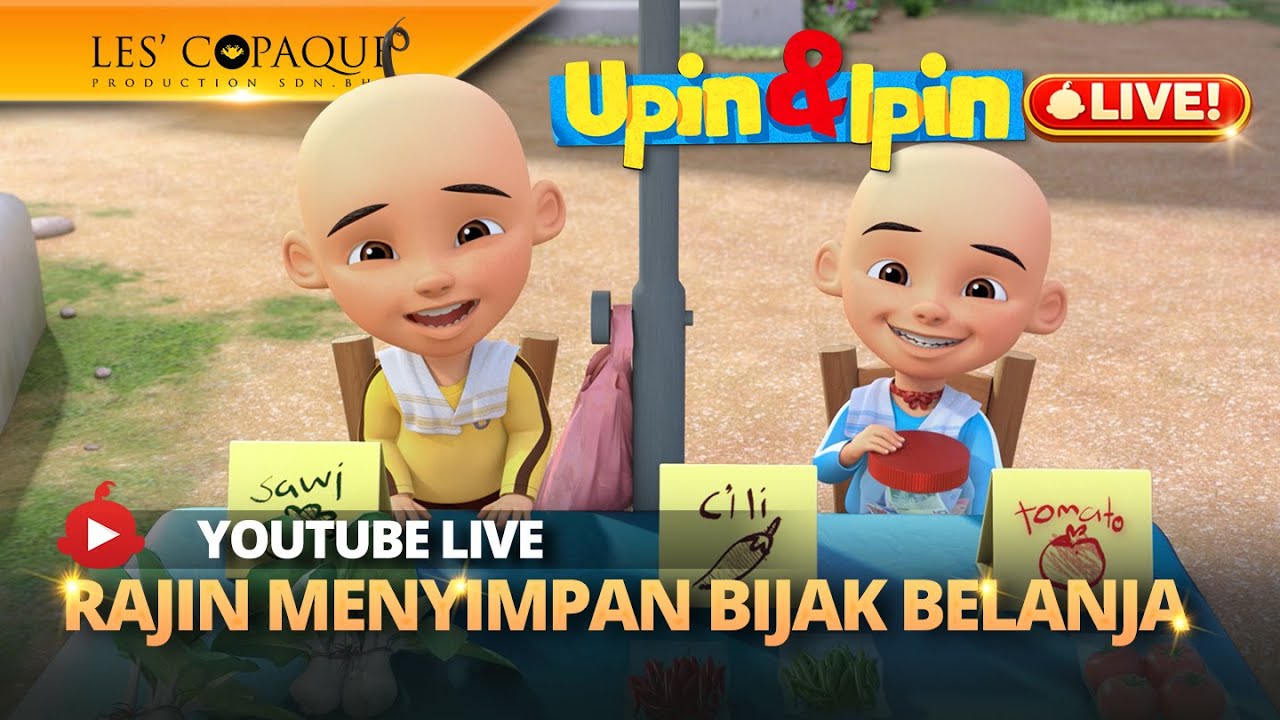 [LIVE] Upin & Ipin - Rajin Menyimpan Bijak Belanja