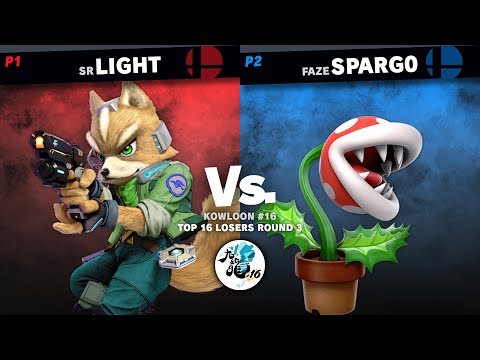 KOWLOON #16 TOP 16 - Light (Fox) VS Sparg0 (Piranha Plant) SSBU Tournament